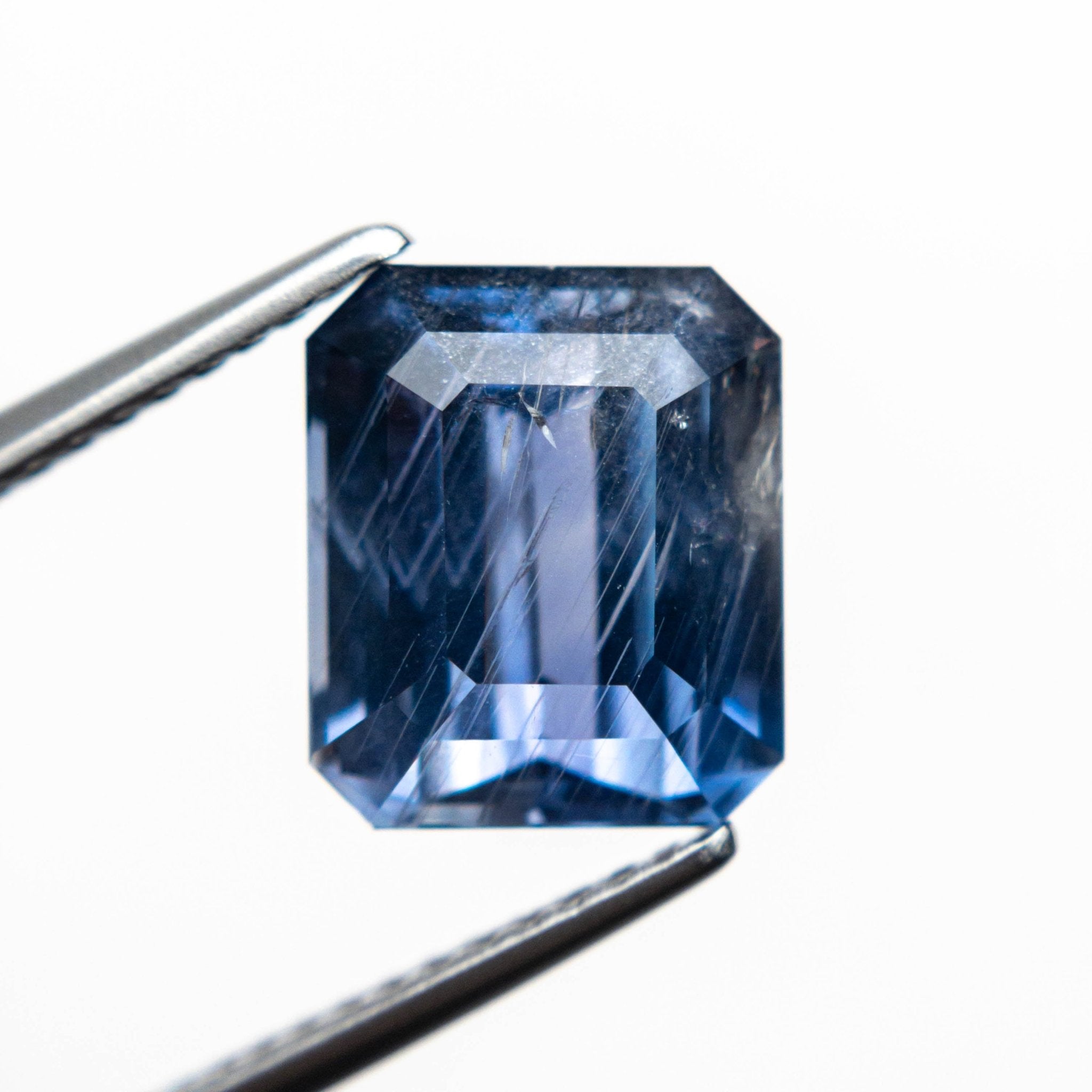 4.71ct 9.60x8.18x5.67mm Cut Corner Rectangle Step Cut Sapphire 23072 - 01 - MTD