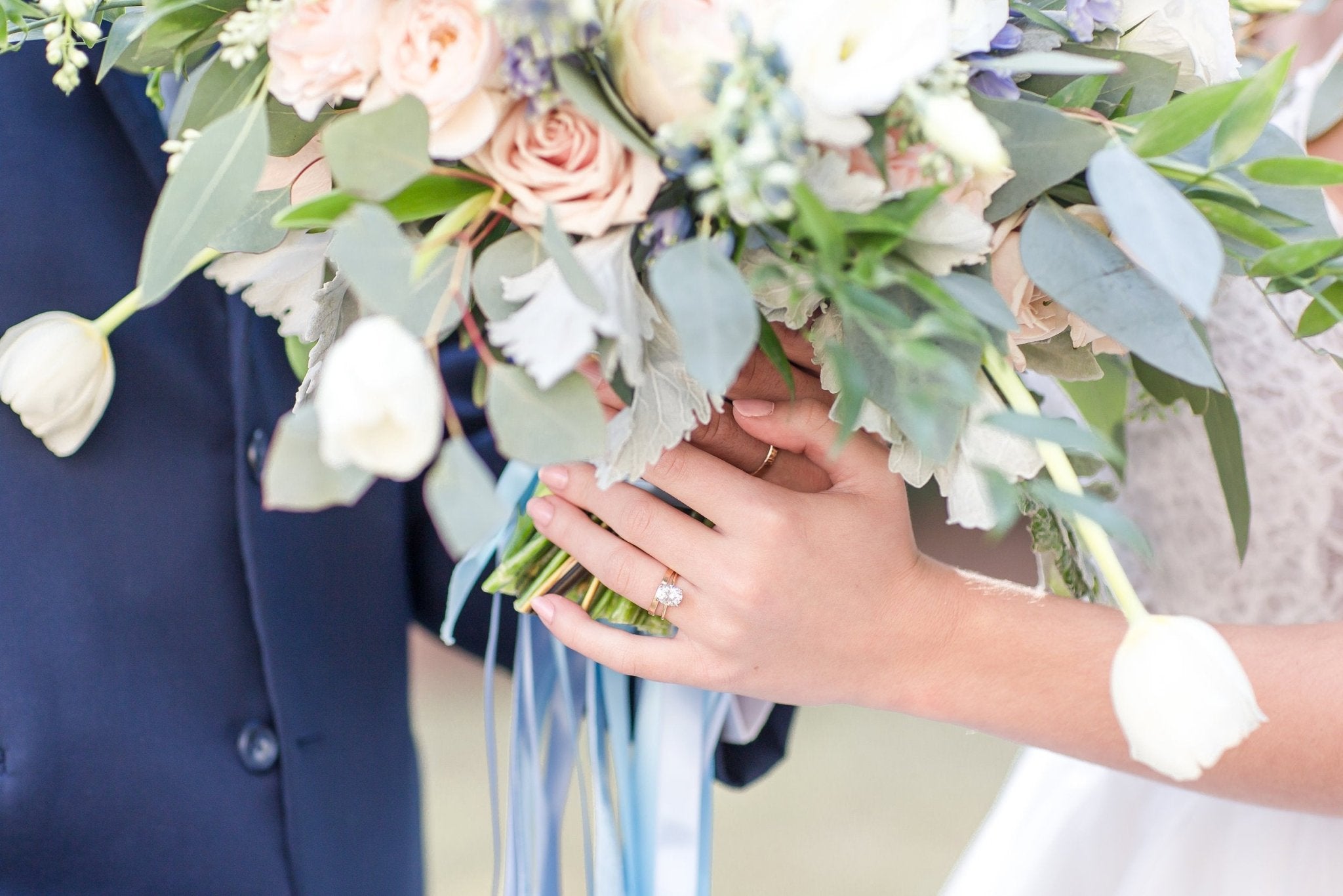 Tess | Moissanite Oval Engagement Ring Ready to Ship - MTD