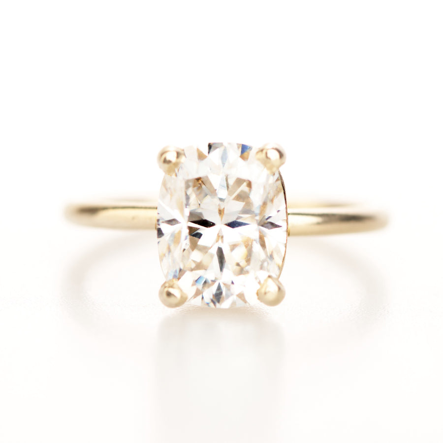 Carolina Elongated Cushion Cut Moissanite Engagement Ring - MTD