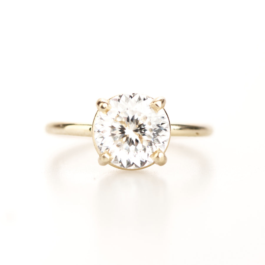 Lisbon Portuguese Cut Round Engagement Ring - MTD