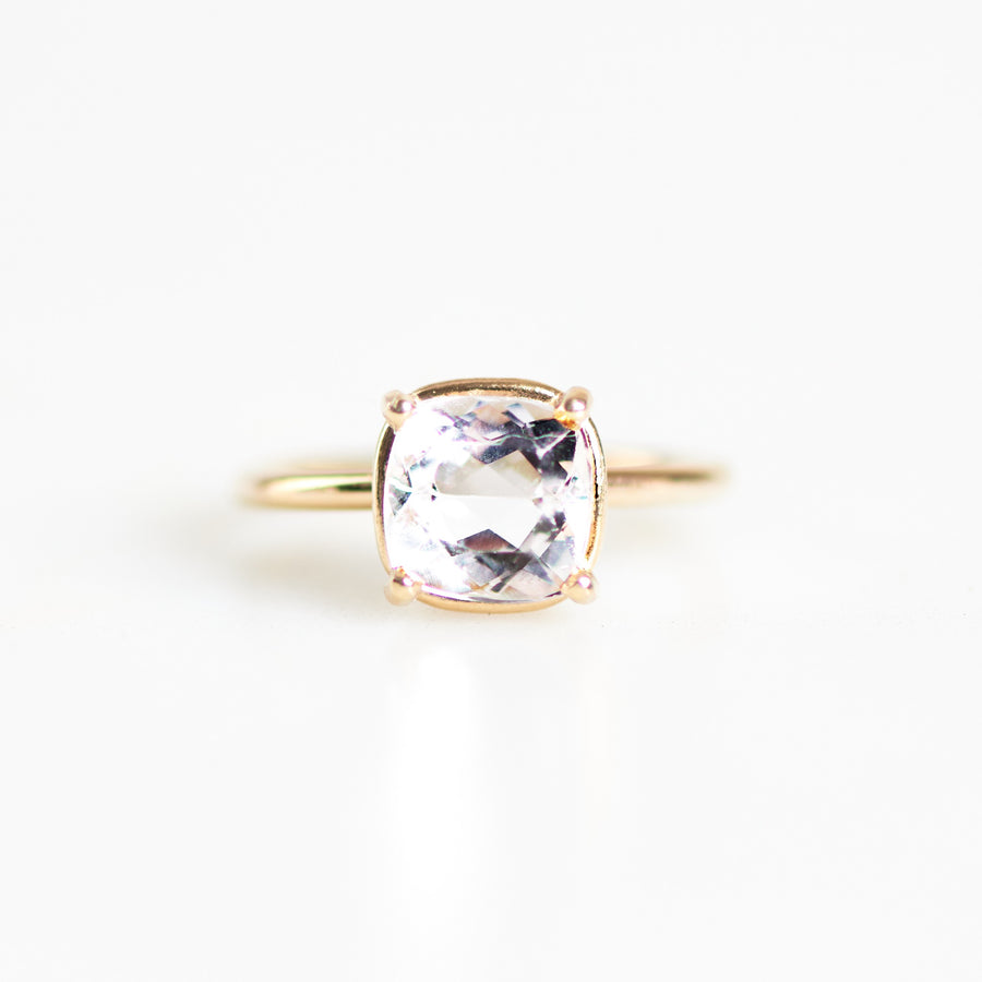 Daisy | 2.5 Pale Pink Morganite Engagement Ring - MTD