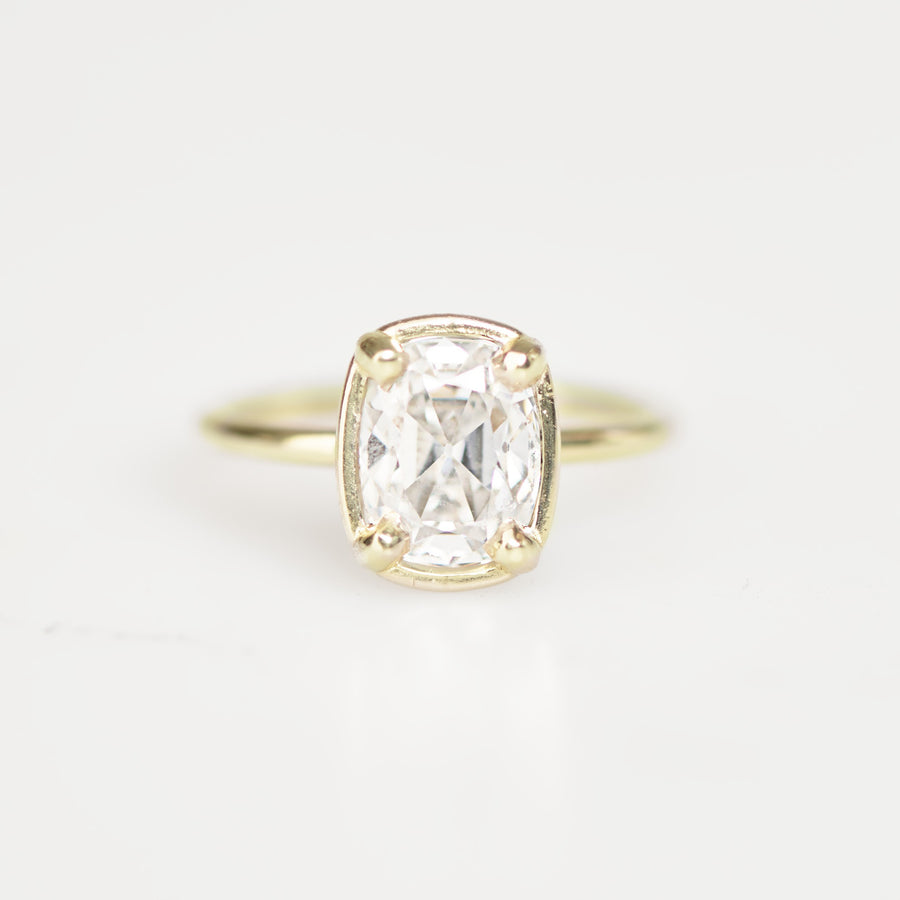 Stella | 2ct Elongated Cushion Cut Moissanite Engagement Ring - MTD