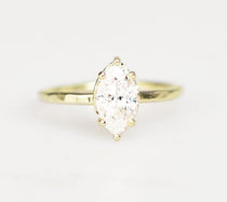 Adeline | 1.00ct Marquise Brilliant Cut Diamond Engagement Ring - MTD