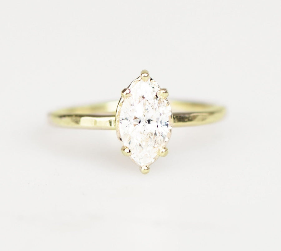 Adeline | 1.00ct Marquise Brilliant Cut Diamond Engagement Ring - MTD