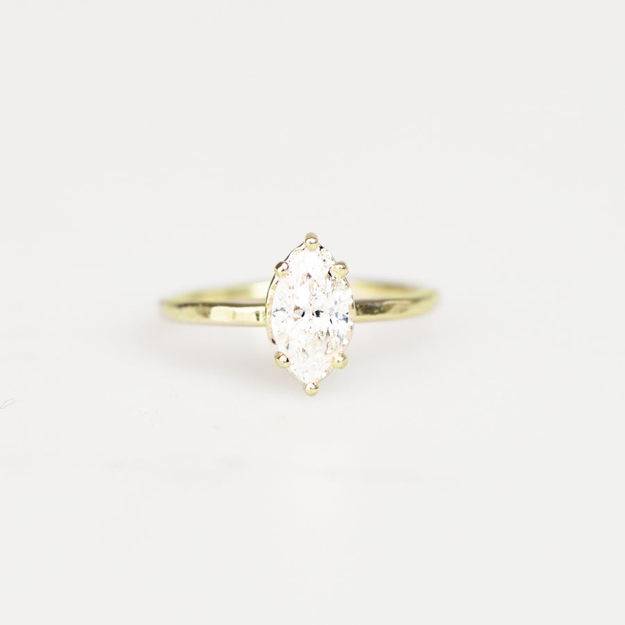 Adeline | 1.00ct Marquise Brilliant Cut Diamond Engagement Ring - MTD