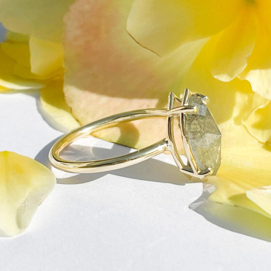 Mya Marquise Salt and Pepper Diamond Engagement Ring - MTD