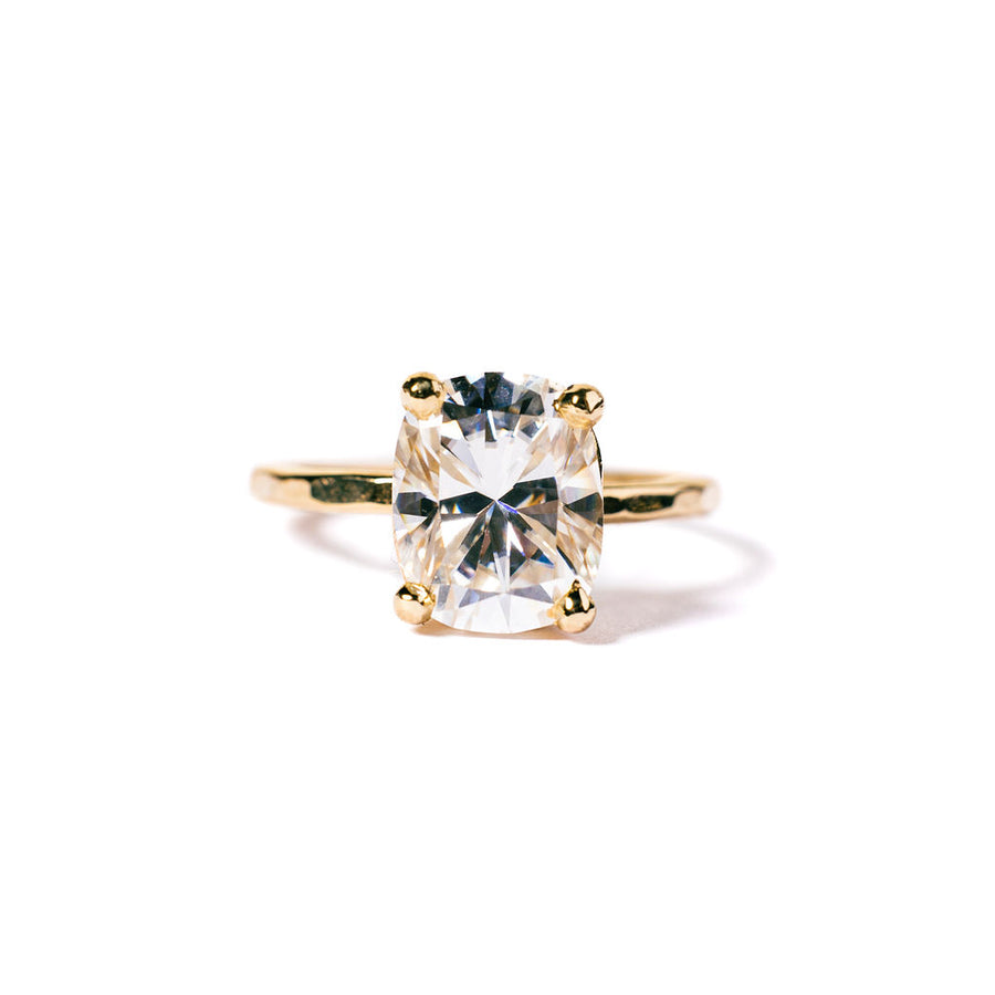Carolina Elongated Cushion Cut Moissanite Engagement Ring Ready to Ship - MTD