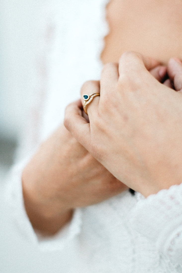 Midnight sapphire hot sale ring
