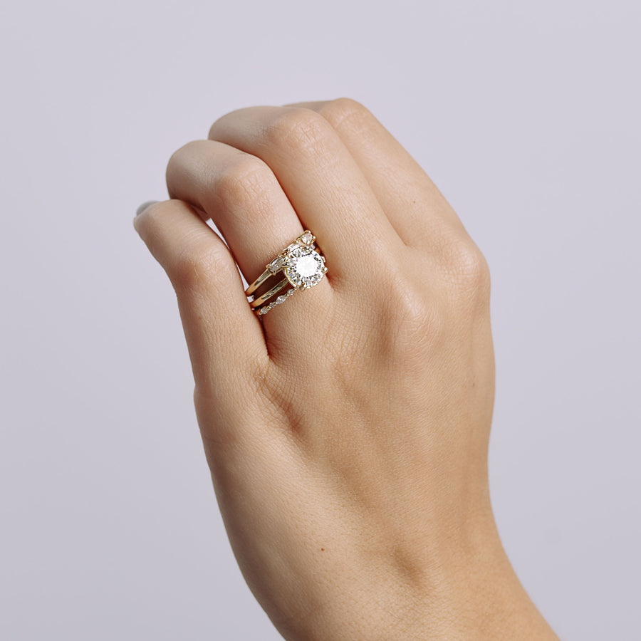 Illusion Stacking Engagement Ring Set - MTD