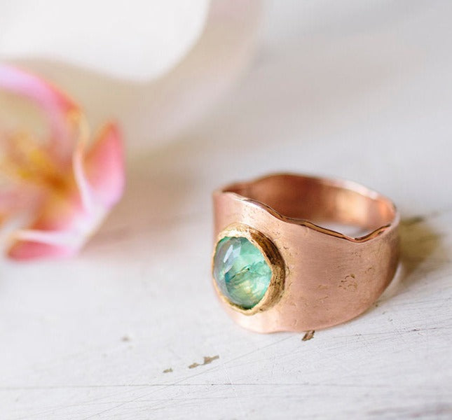 Fiona | Tourmaline Gemstone Ring - Melissa Tyson Designs