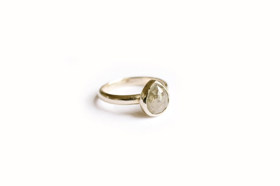 Hudson | Gray Diamond Engagement Ring - Melissa Tyson Designs