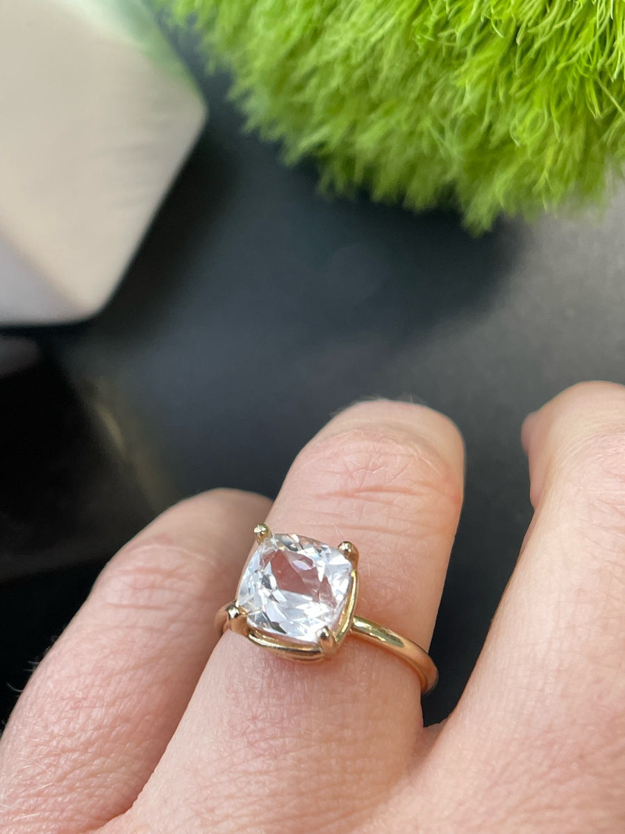 Emerald Morganite Engagement Ring – David's House of Diamonds