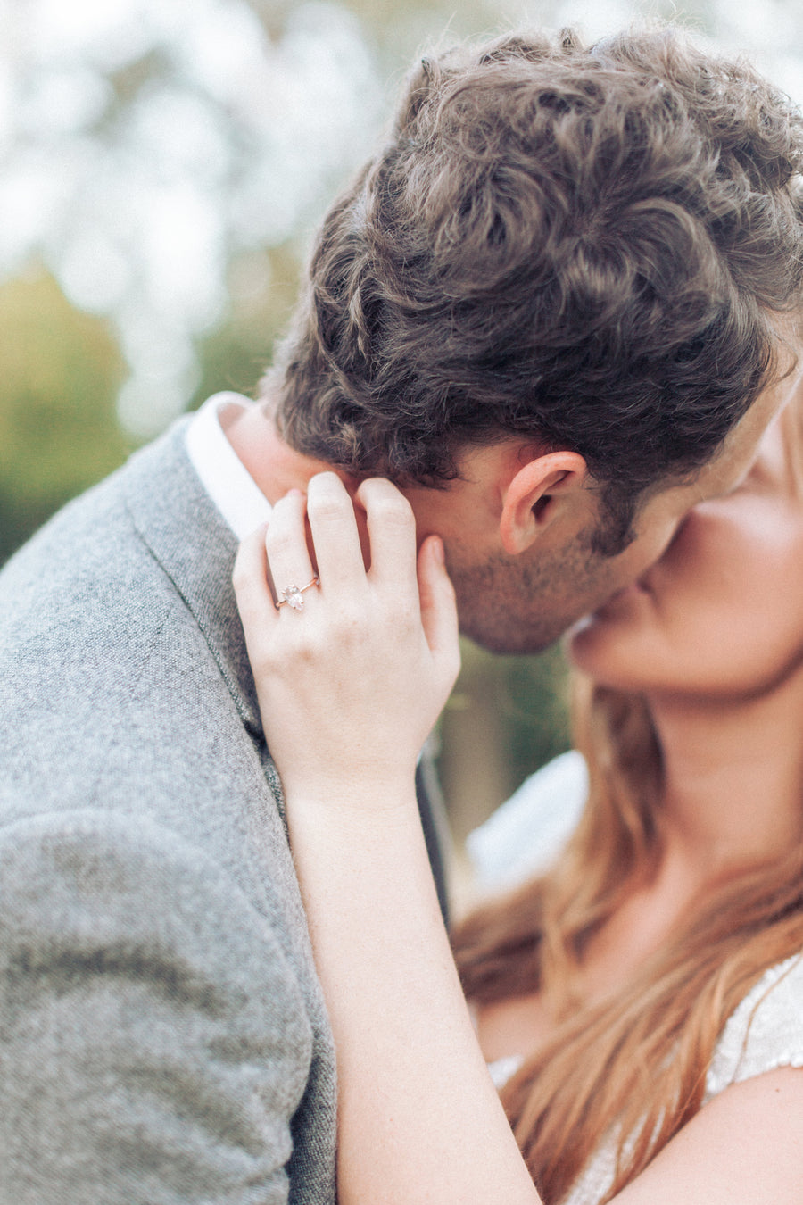 Pretty in Pink | Pear Pink Morganite Engagement Ring in 14k Rose Gold - Melissa Tyson Designs