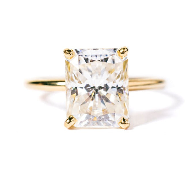 Jenny | 3.5ct Radiant Moissanite Engagement Ring - MTD