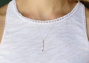 Stick and Stone | Diamond Necklace - Melissa Tyson Designs