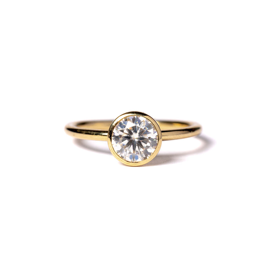 Lydia | 1ct Brilliant Cut Moissanite Engagement Ring - MTD