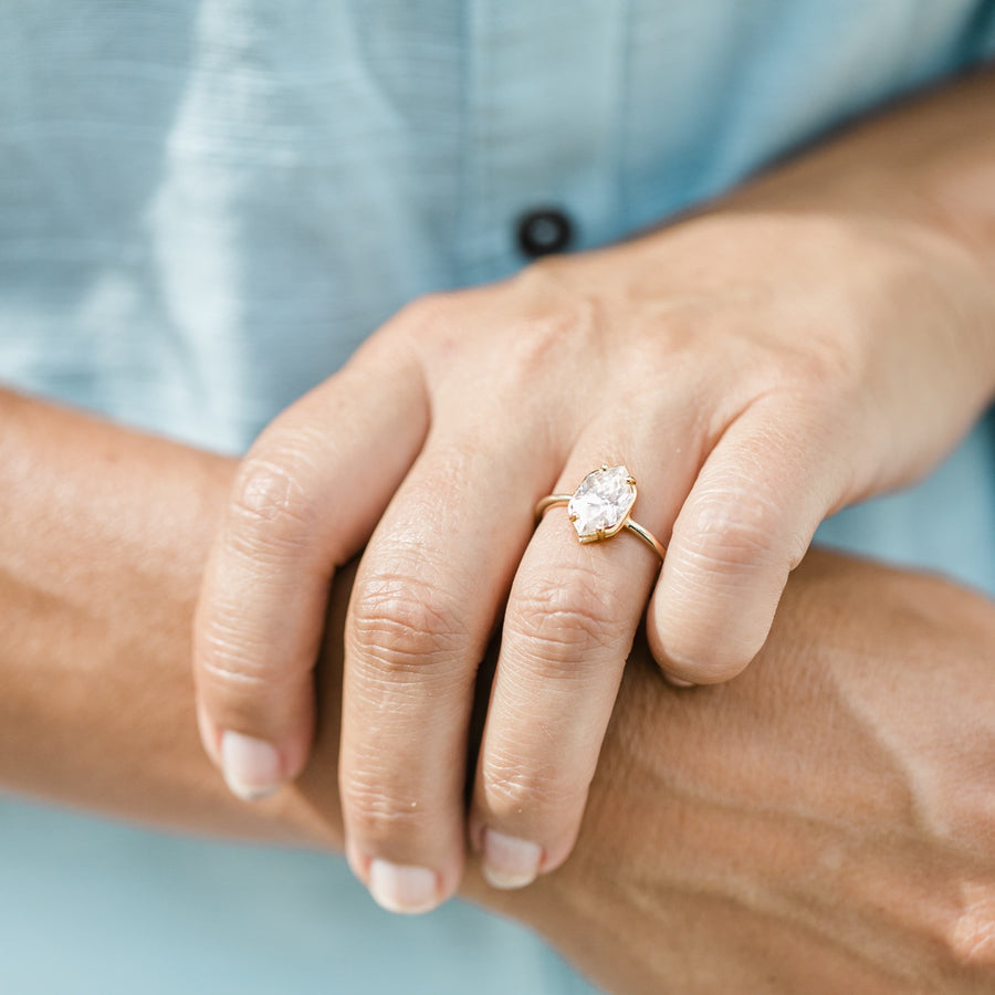Josephine Elongated Engagement Ring | Engagement Ring | MTD