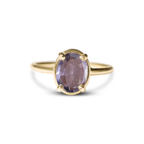 Lavender Sapphire Oval Engagement Ring Ready to Ship - MTD