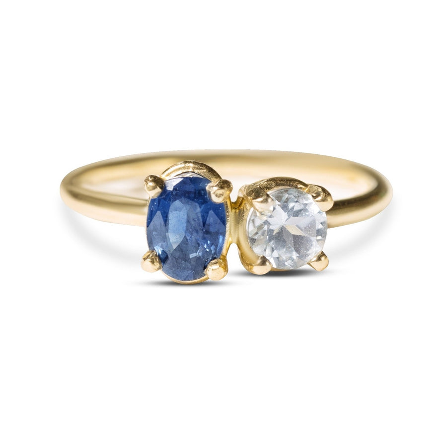 Sail Away Toi Et Moi Sapphire Two Stone Ring - MTD