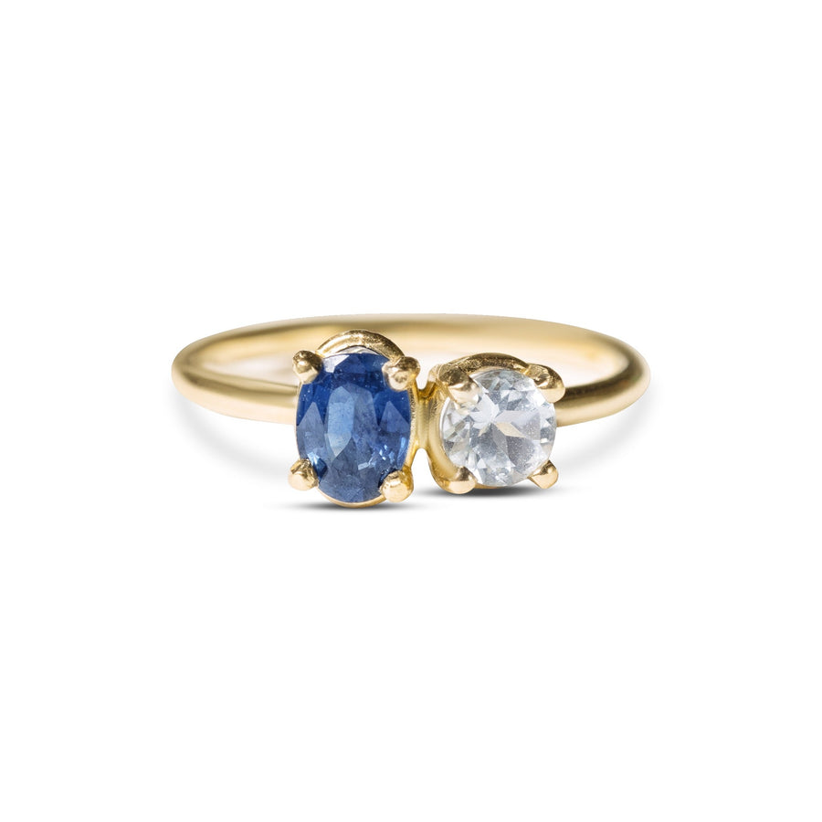 Sail Away Toi Et Moi Sapphire Two Stone Ring - MTD