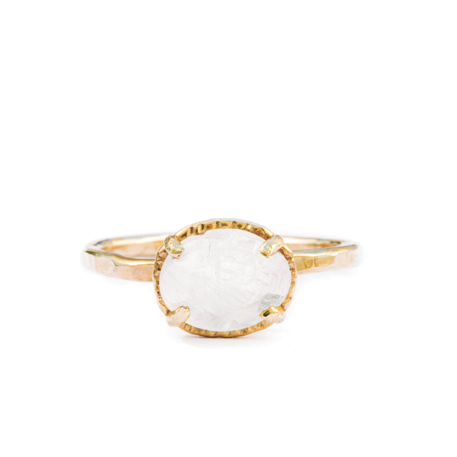Rainbow Moonstone Oval - Melissa Tyson Designs