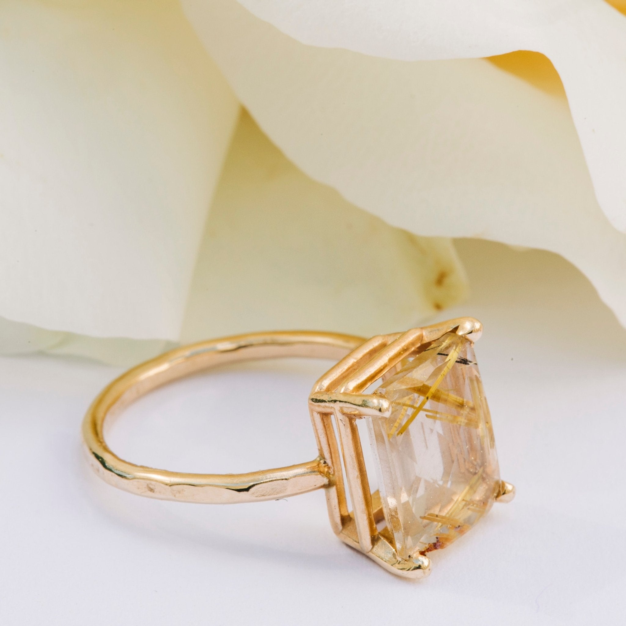 Golden Days 3 | Rutilated Quartz Ring Ready To Ship - MTD