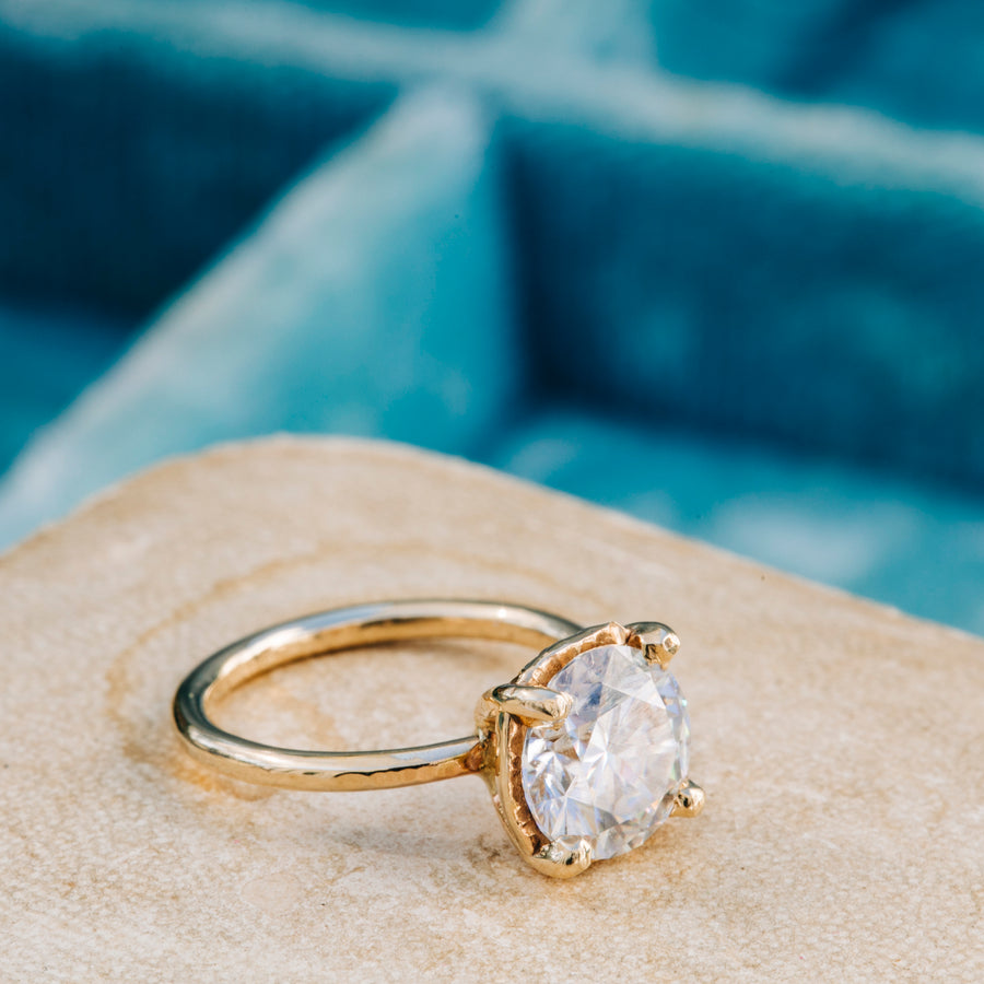 Illusion Set 2ct Moissanite - Melissa Tyson Designs