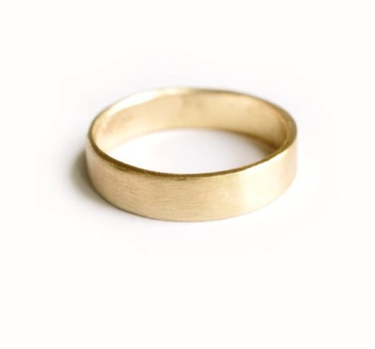 Brushed | Men's Wedding Band - Melissa Tyson Designs