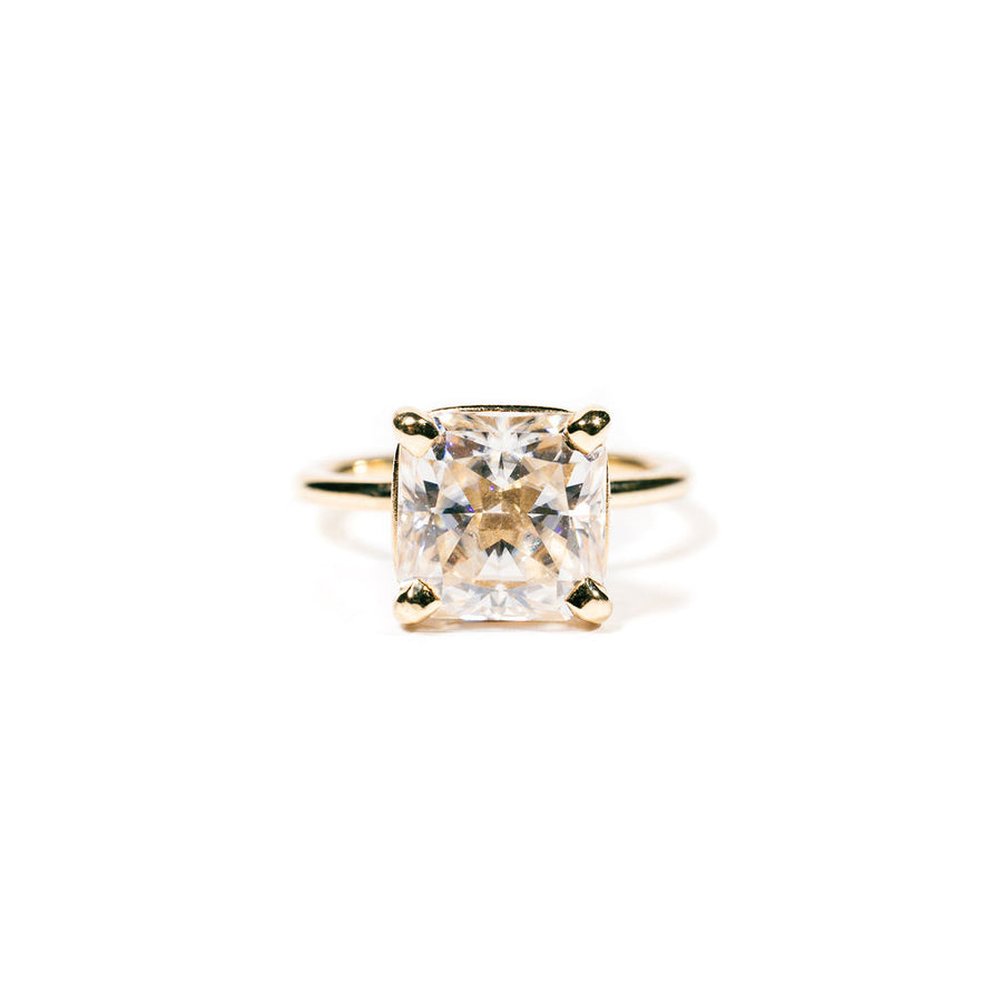 Tosca Square Radiant Cut Moissanite 3ct Engagement Ring - MTD
