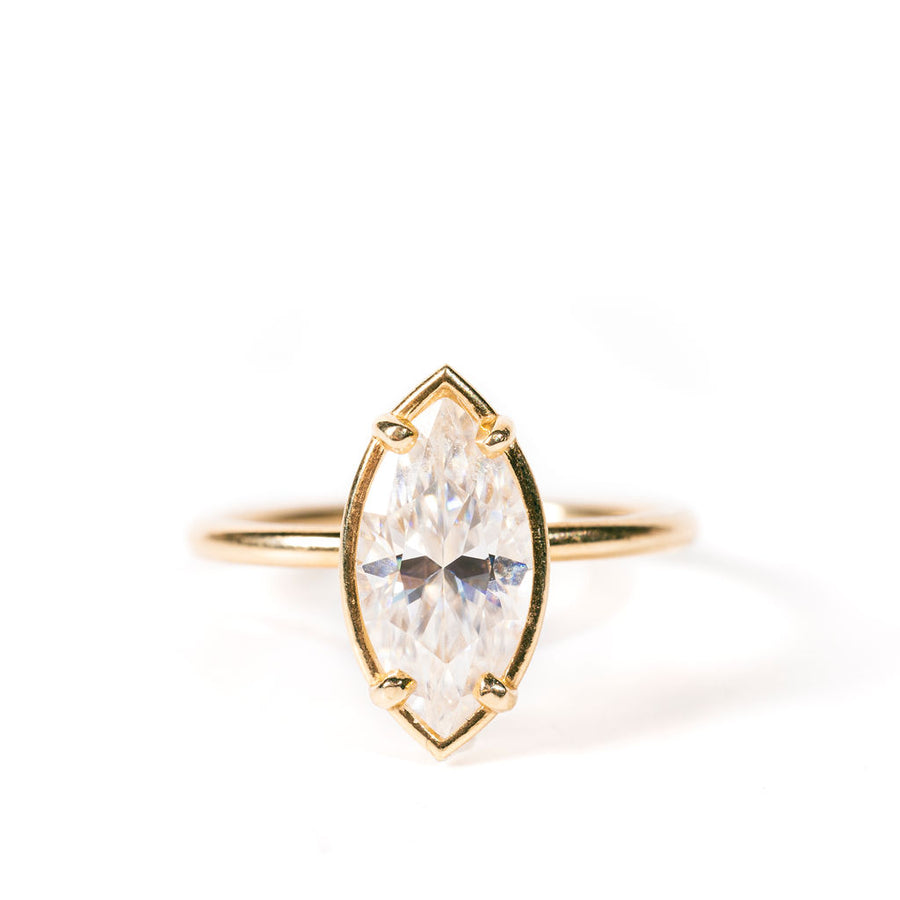 Marilyn | 2ct Moissanite Marquise Engagement Ring - MTD
