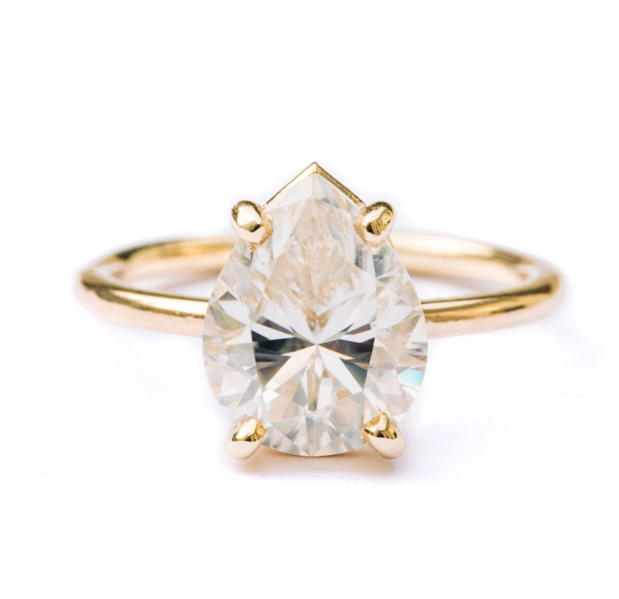 Giana | Pear Moissanite Engagement Ring - MTD