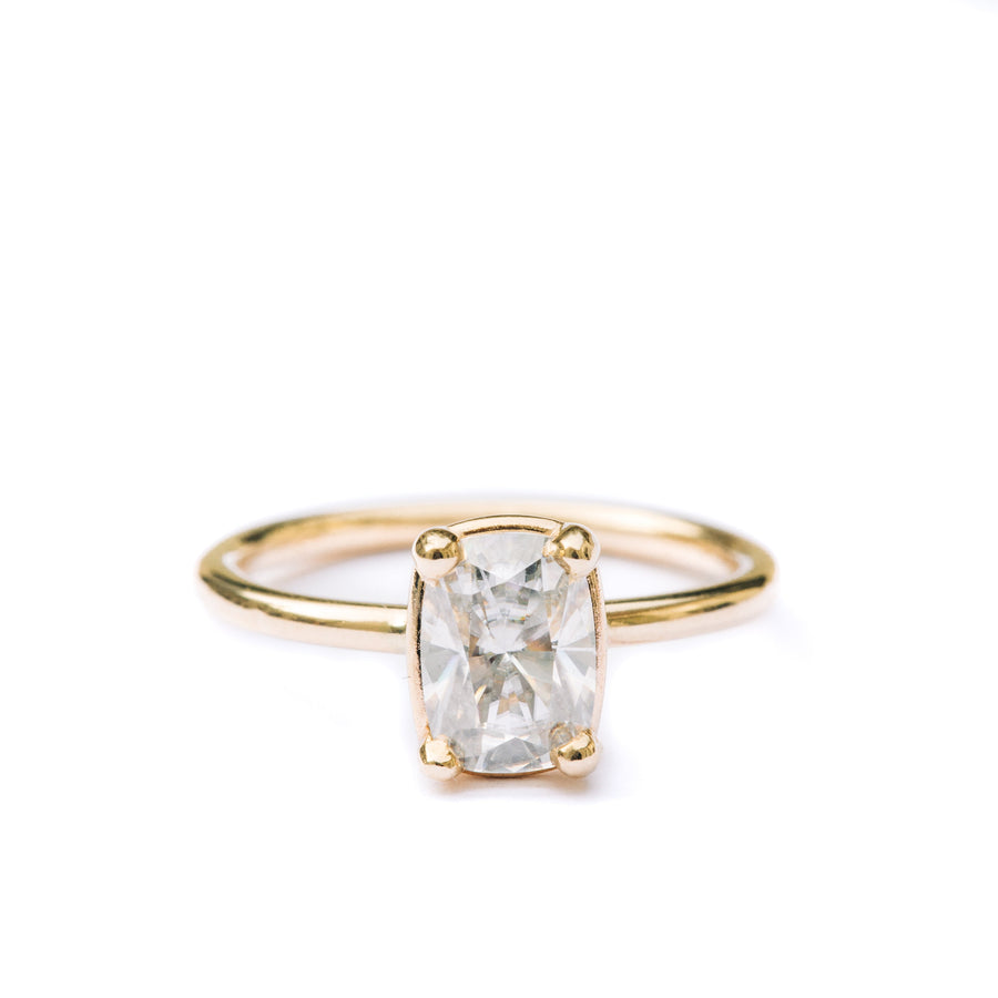 Stacia | Elongated Cushion Cut Moissanite Engagement Ring Ready to Ship - MTD