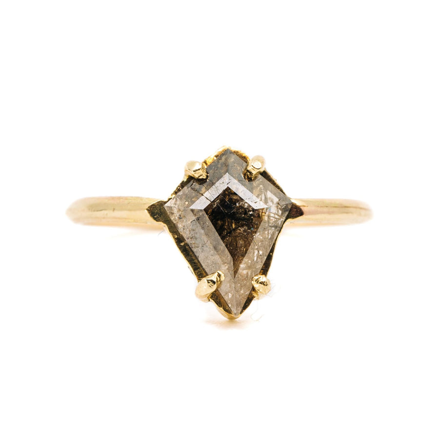 Astrid | Kite Salt and Pepper Diamond Engagement Ring - MTD