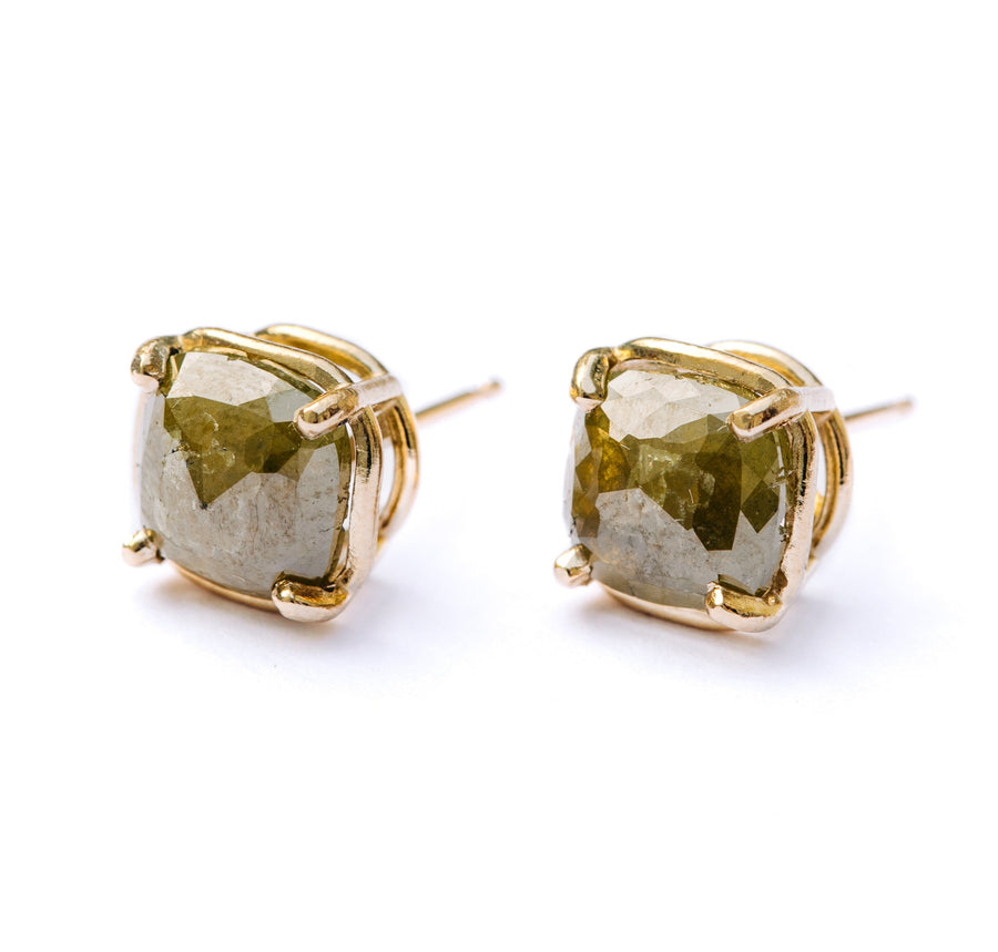Cushion Cut Diamond Studs - MTD