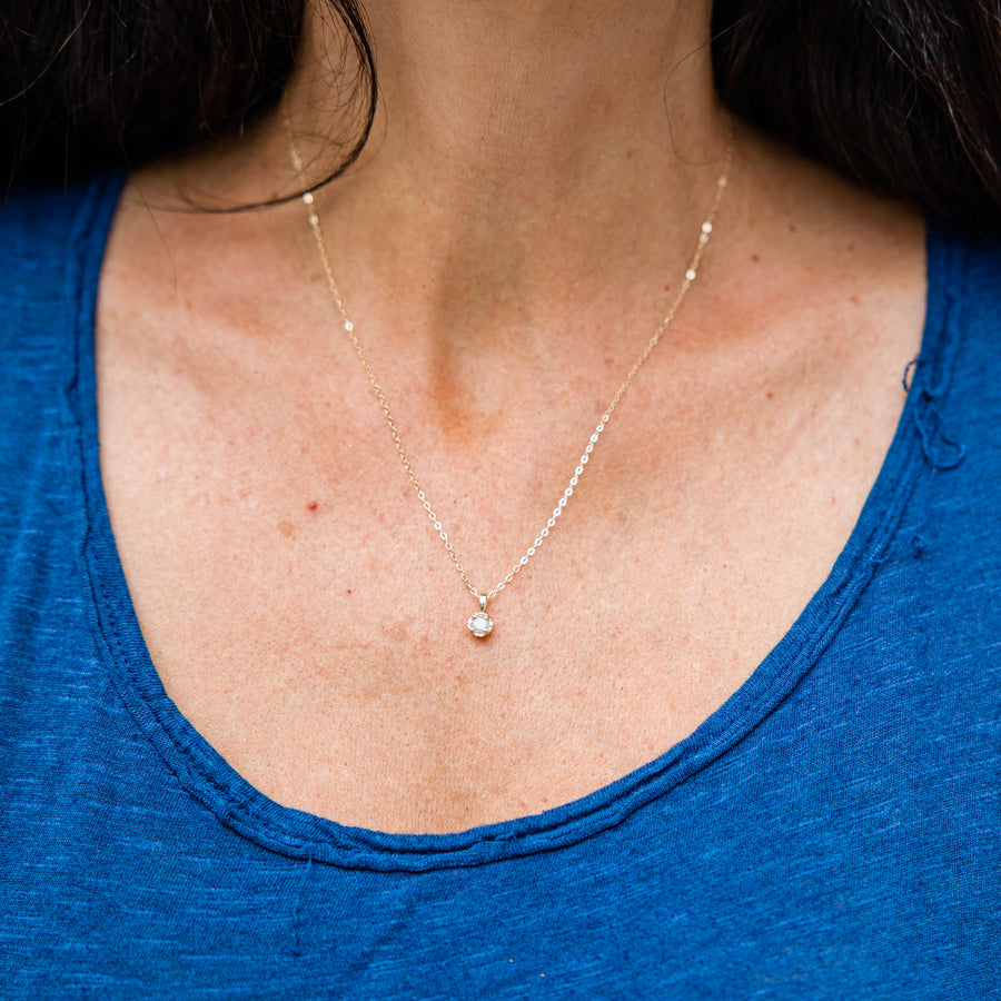 Dusk | Gray Salt and Pepper Diamond Necklace - MTD