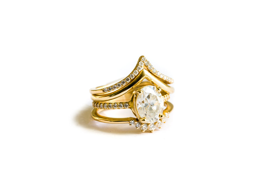 Pear Diamond Ring Set unique boho engagement ring set | Etsy | Diamond  wedding rings sets, Wedding rings vintage, Wedding rings unique