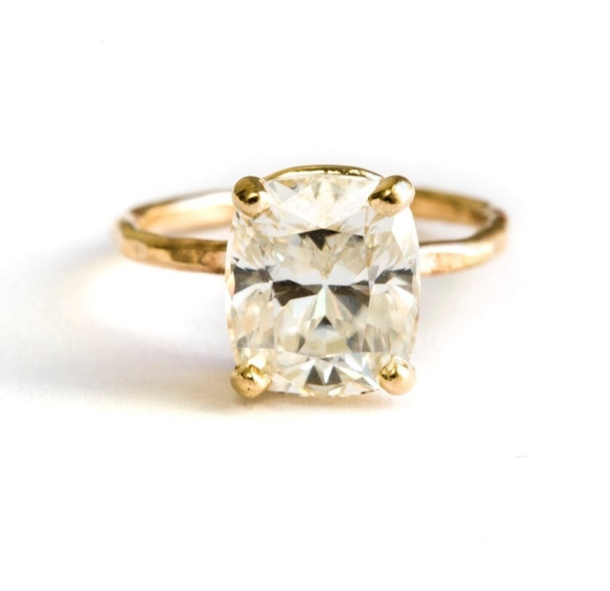 Jana | Elongated Cushion Cut Moissanite Engagement Ring - Melissa Tyson Designs