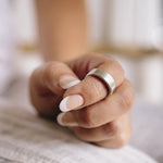 Men's Rustic Hammered Wedding Band - MTD