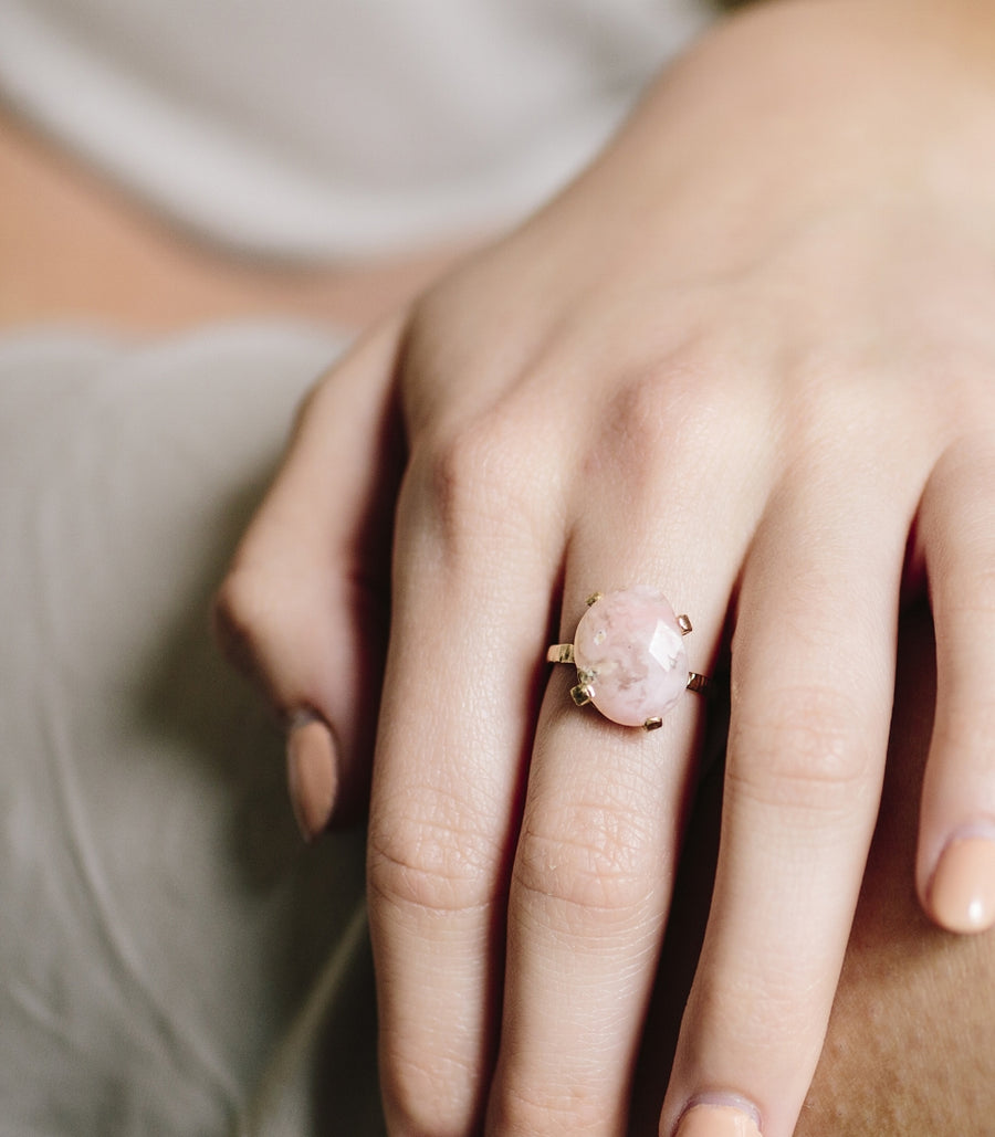 Pink Opal | Gemstone Ring - Melissa Tyson Designs