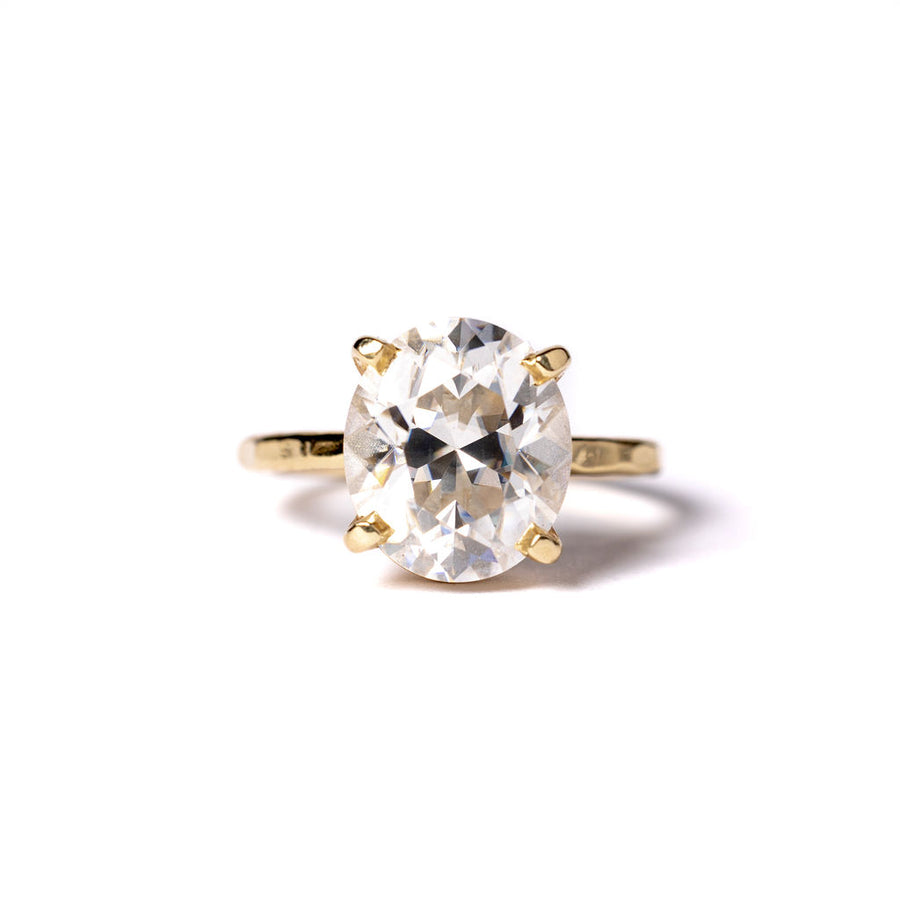 4.5 Seline Oval Moissanite Engagement Ring - MTD