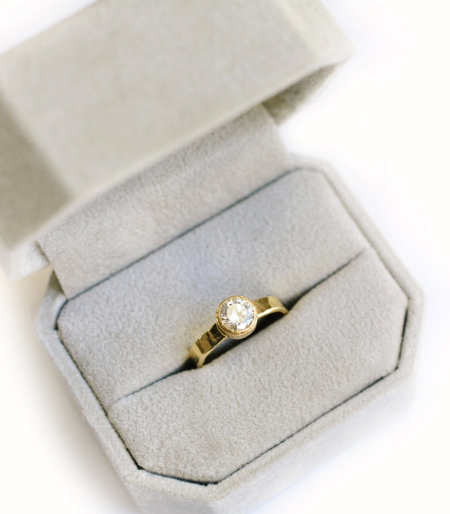 Shooting Star | Diamond Engagement Ring - Melissa Tyson Designs