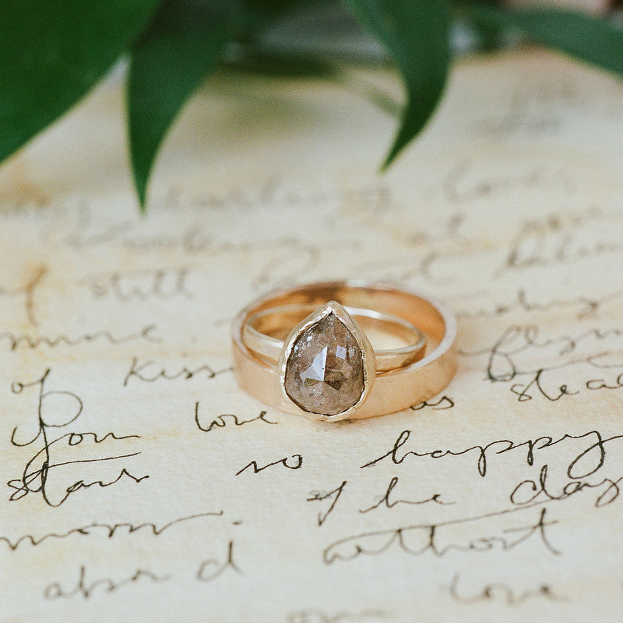 Earth | Brown Diamond Engagement Ring - Melissa Tyson Designs