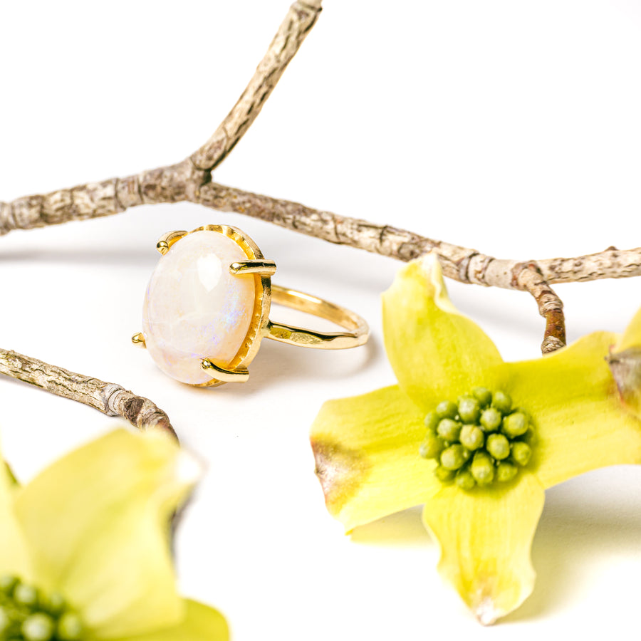 Opal Allure 14k Gold Ring - MTD